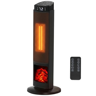 23'' Space Heater, 1500W Portable Heaters for Indoor Outdoor Use, Fast Heating...