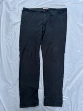 Ladies Black Skinny Jeans Size 20 New Look Inspire Cotton Blend Zip Preowned