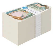 Zambia 20 Kwacha, 1989-1991 ND, P-32b, UNC X 1000 PCS Brick