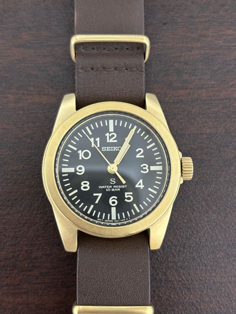 美品 SEIKO NANO universe sus復刻 7n01-0ks0 Seiko Nano Universe Sus Reprint 7N01-0Ks0 Limited To 300