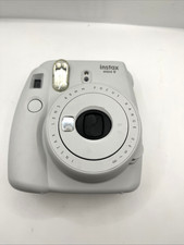 Fujifilm Instax Mini 9 Instant Camera - Smokey White Tested Works