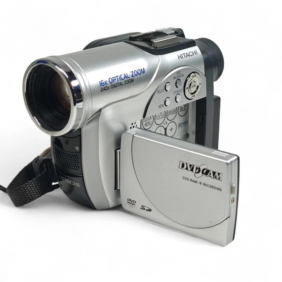 Hitachi DZ-MV2000E Camcorder DVD-RAM/R 16x Zoom Video Camera Bundle - Image 3 of 4