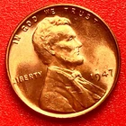 1947-P Lincoln Wheat Cent Penny GEM RED BU From an Original Bank Roll