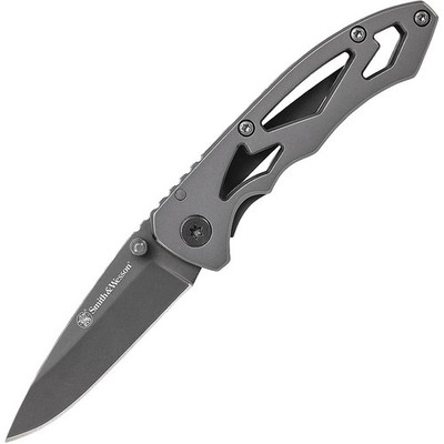 Smith and Wesson Frame Lock Folding Knife Grey