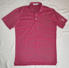 Holderness & Bourne Striped Golf Polo Shirt Champion Hills Hendersonville NC L