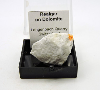As Labeled Thumbnail Mineral Specimen Lengenbach Quarry Switzerland