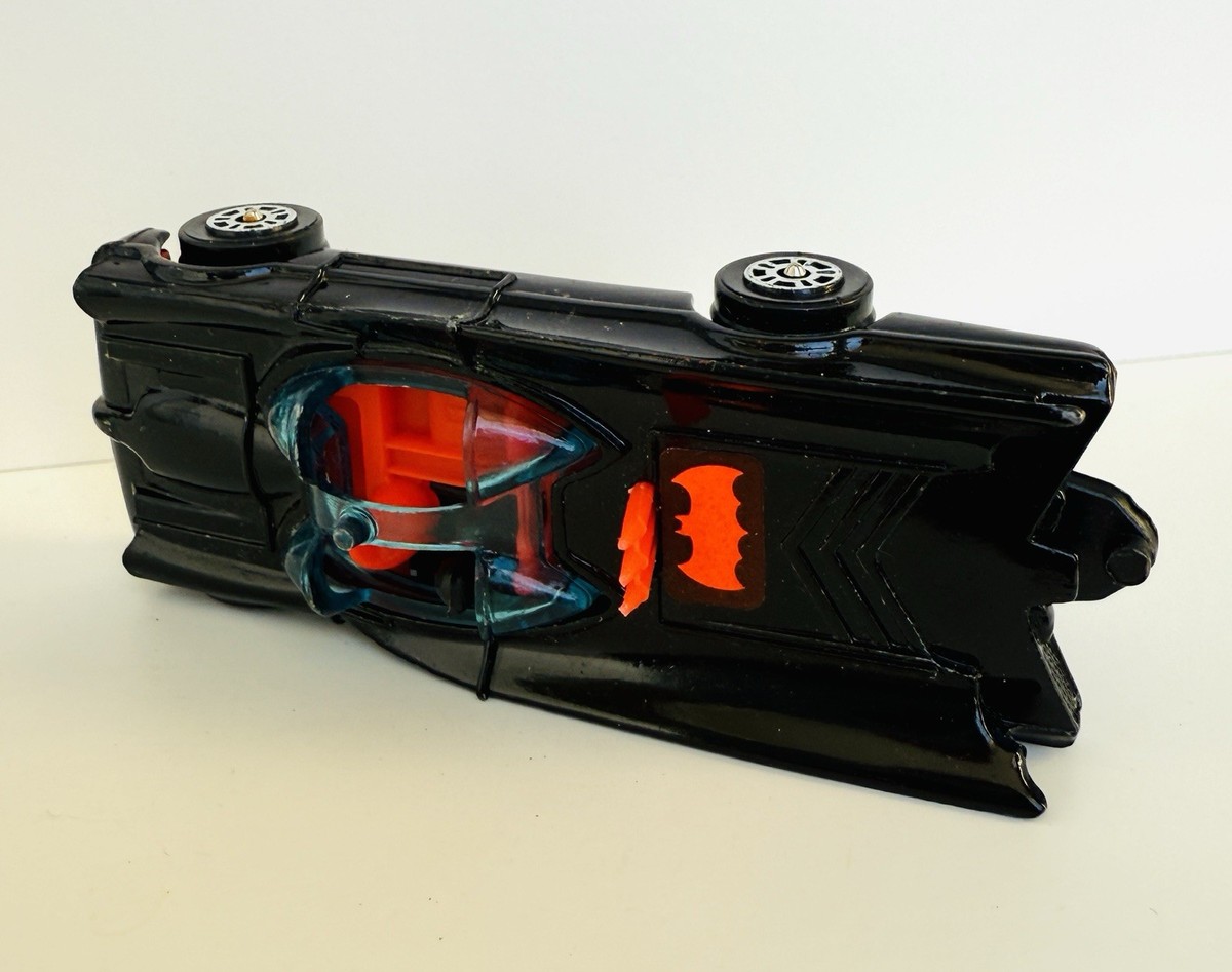 1976 Corgi Juniors Batmobile W/ Batman 1:64 Scale Toy DC Comics