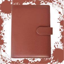 Ringbuch | Ringordner Braun | 6-Ring-Mechanik | DIN A5 | Magnetverschluss