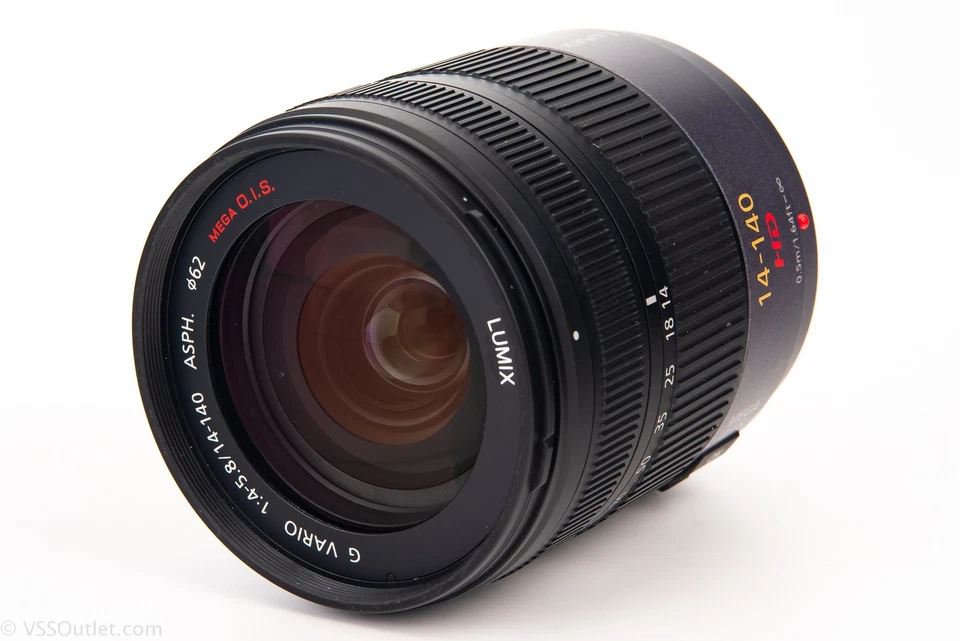 MFT Mount Panasonic Lumix G Vario 14-140mm f/4~5.8 Mega O.I.S Lens NEAR MINT V29 - Image 3 of 4