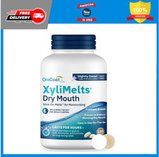 OraCoat XyliMelts Dry Mouth Relief Oral Adhering Discs Slightly Sweet with For