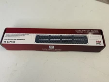 ADI Pro CAT6 Patch Panel 48-Port 19" 2U Rackmount 0E-C6PP48 Open Box