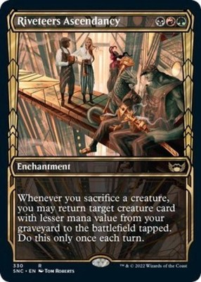 Riveteers Ascendancy (Showcase) -Foil Light Play MTG Streets of New Capenna