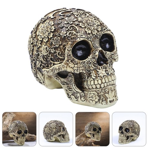 100 Piques Cocktail Halloween Crânes - Bambou Naturel Biodégradable - Décoration Fête Horreur Thème Effrayant