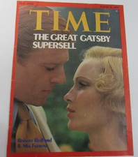 Robert Redford Mia Farrow TIME Magazine Cover March 18, 1974 Great Gatsby