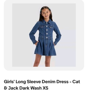 knee length dresses for ladies Everlane Denim Popover Dress in Dark Indigo, Size XS, Cotton