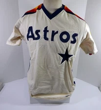 1983 Houston Astros Luis Pujols #6 Game Used White Jersey 44 DP35794
