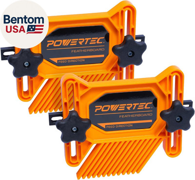 Universal Tandem Featherboards for Table Saw, Router Table, Router Fence & Band 
