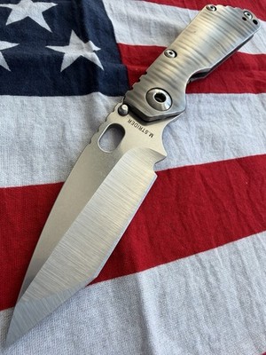 Mick Strider SNG CC Performance Series- Tanto Blade and Ghost Stripe Scales