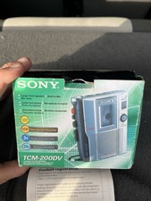 Sony TCM-200DC TCM 200 DC Vintage Cassette Recorder NO WALKMAN Rare Dictaphone