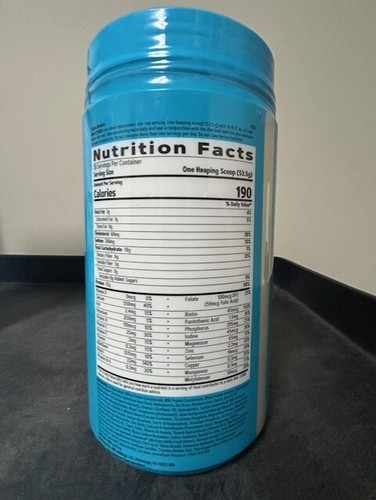 GNC Total Lean Shake Protein Powder Strawberry Banana 2.4 lb Tub Exp 08/2026 - Picture 2 of 4