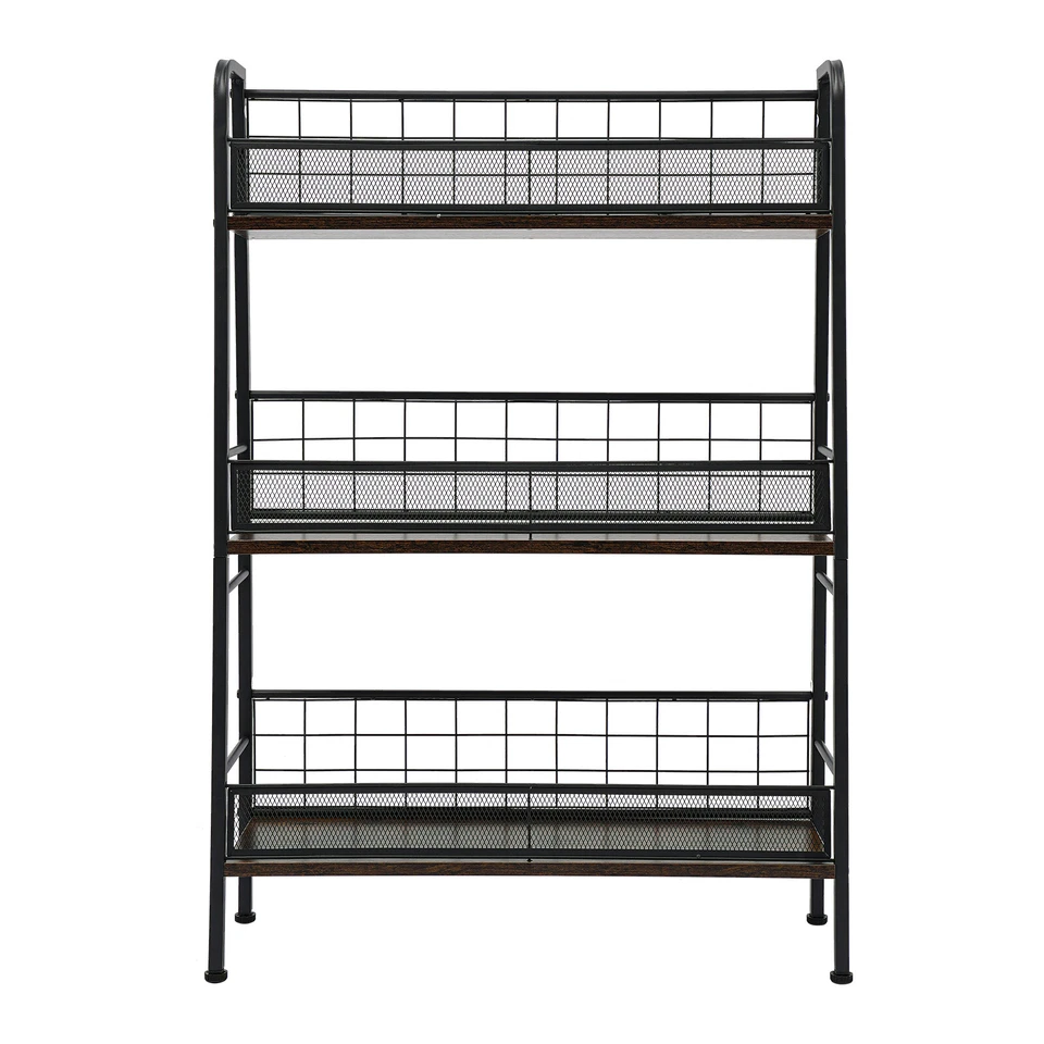 Schallplatten Aufbewahrung 3 Etagen Schallplatten Regal Schallplatten Ständer - Bild 3 von 4