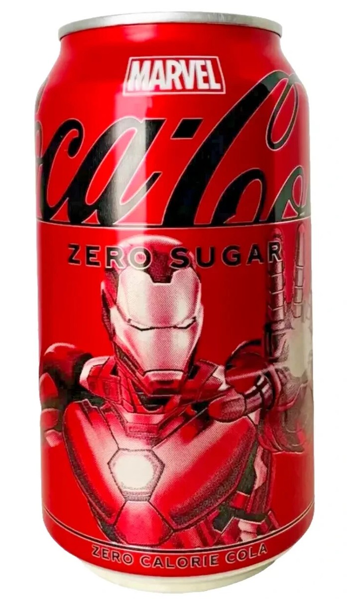 Coca-Cola ゼロシュガー マーベルデザイン缶 ORIGINAL NEW COKE- COCA COLA ZERO CAN 2024 Marvel EDITION