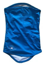 Sun Neck Gaitor  Buff Youth Child Size Breathable BLUE
