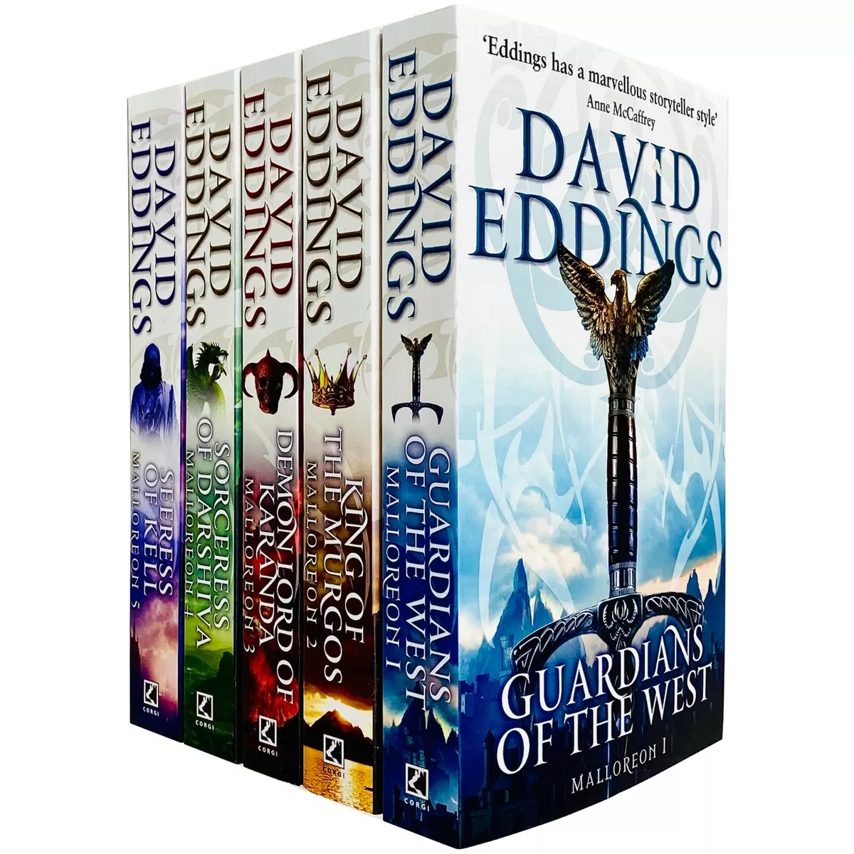 The Belgariad Series 5 Books Collection Set by David Eddings