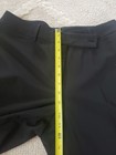 Particular Size 8 Black Straight Leg Zip Dress Pants Slacks Trousers With Slits — photo 4