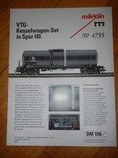 Katalog Märklin 1991 -VTG zestaw cysterny w H0 xxx