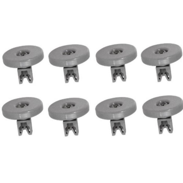 8 x Dishwasher Lower Basket Wheels Zanussi AEG Electrolux Tricity