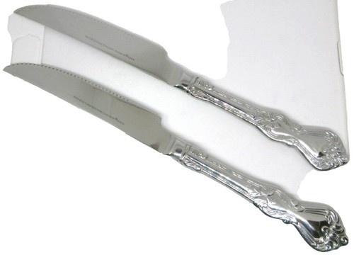 Hardanger KONGE TINN Steak Knife Pewter Norway Viking Norwegian