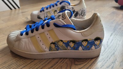 Adidas Captain Tsubasa Japan Super Star Sneakers Shoes Mens Size 8