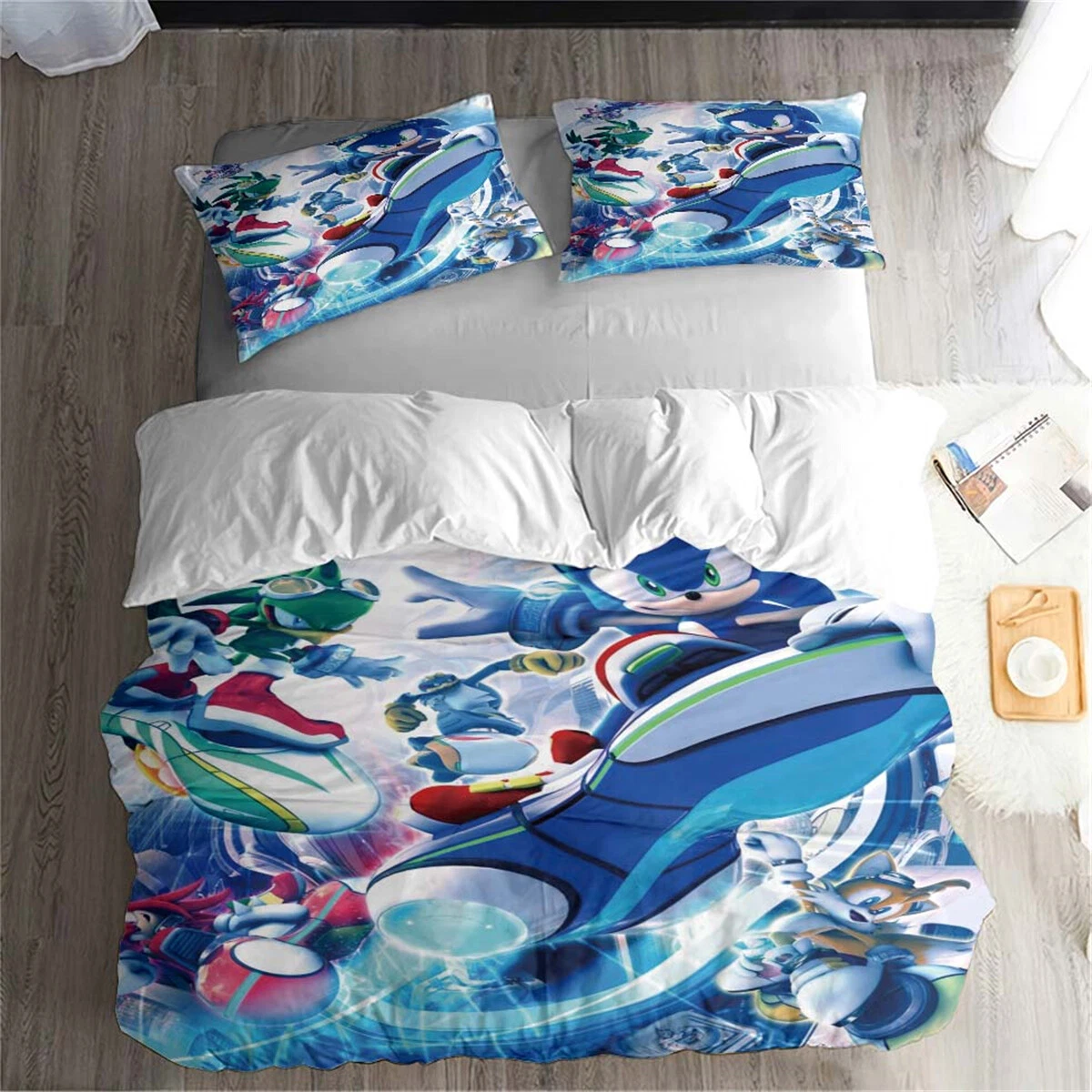 Sonic The Hedgehog Bedding Set, Bedroom Decoration