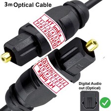 3m Digital Audio Optisches Toslink Kabel für Soundcard Focusrite Clarett+ 8Pre