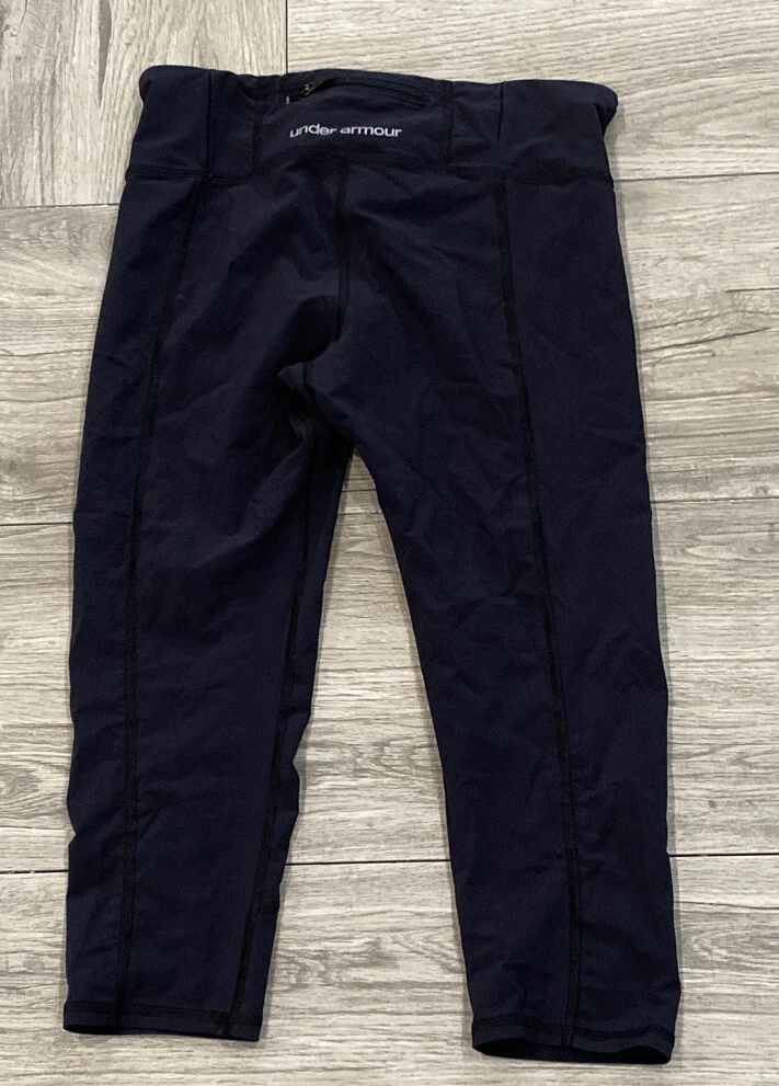 Under armour capris with cheap pockets