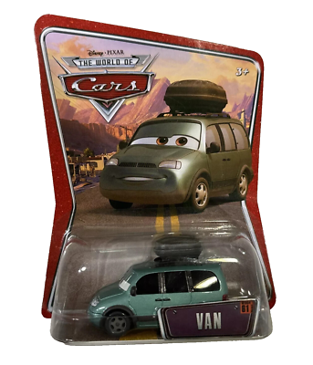 Disney World of Cars Van #61 Edition 1:55 Scale Diecast FREE