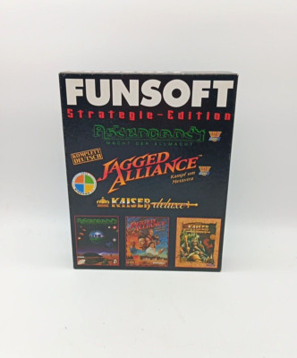 Funsoft Strategie Edition PC Big Box Kaiser deluxe Jagged Alliance Ascendancy