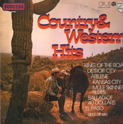 LP Roy Drusky, George Jones, Leroy Van Dyke,.. Country & Western Hits Opus