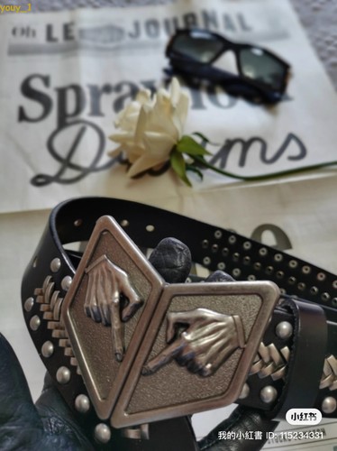 JoJo's Bizarre Adventure SBR Belt Gyro Zeppeli Anime Cosplay Belt + Belt buckle - Picture 19 of 32