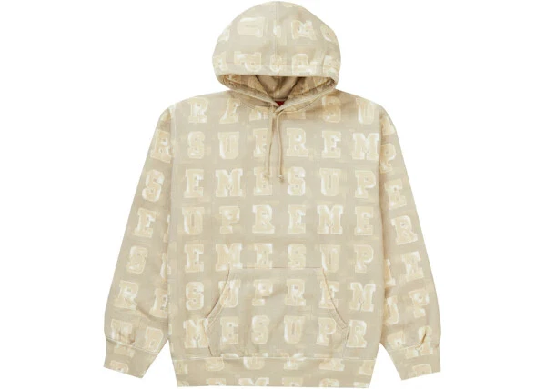 Taille XL   Sweat à capuche Supreme Blocks marron sweat à capuche marron 