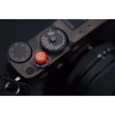 Soft Shutter Release Button Chinese Fu Foo 福 for Canon Nikon Fuji Leica Sony