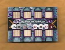 2022 Leaf Lumber Thomas/Belle/Gonzalez/Piazza/McGriff/Bonds/Justice/Dykstra #/12