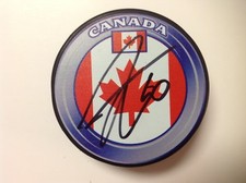 Anthony Duclair Signed Autographed Team Canada Hockey Puck b
