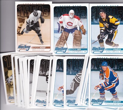 UPPER DECK HOCKEY HEROES -MIXED ALL YEARS YOU CHOOSE/PICK-FREE S/H