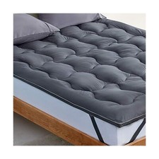 SLEEP ZONE Twin Mattress Topper Cooling Mattress Pad Cover Fluffy Down Altern...