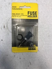 NOS NEW GENERAL PANEL MOUNT FUSE HOLDER 45430,FS4530,USE W/ 1/4 X 1/4 GLASS FUSE