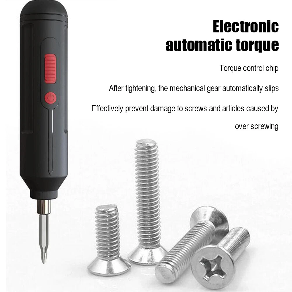 Mini Rechargeable Cordless Electric Screwdriver Drill USB Charging