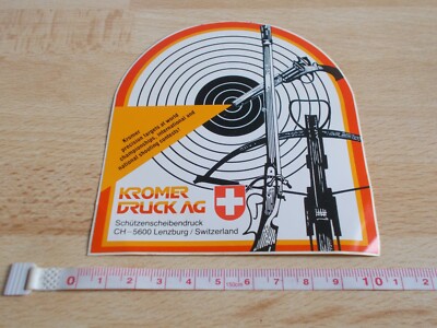 Aufkleber Schießen - KROMER DRUCK AG - KROMER PRECISION TARGETS
