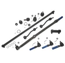 XRF Drag Link Tie Rod End Ball Joint Sleeve Steering Kit Jeep Wrangler 97 - 06